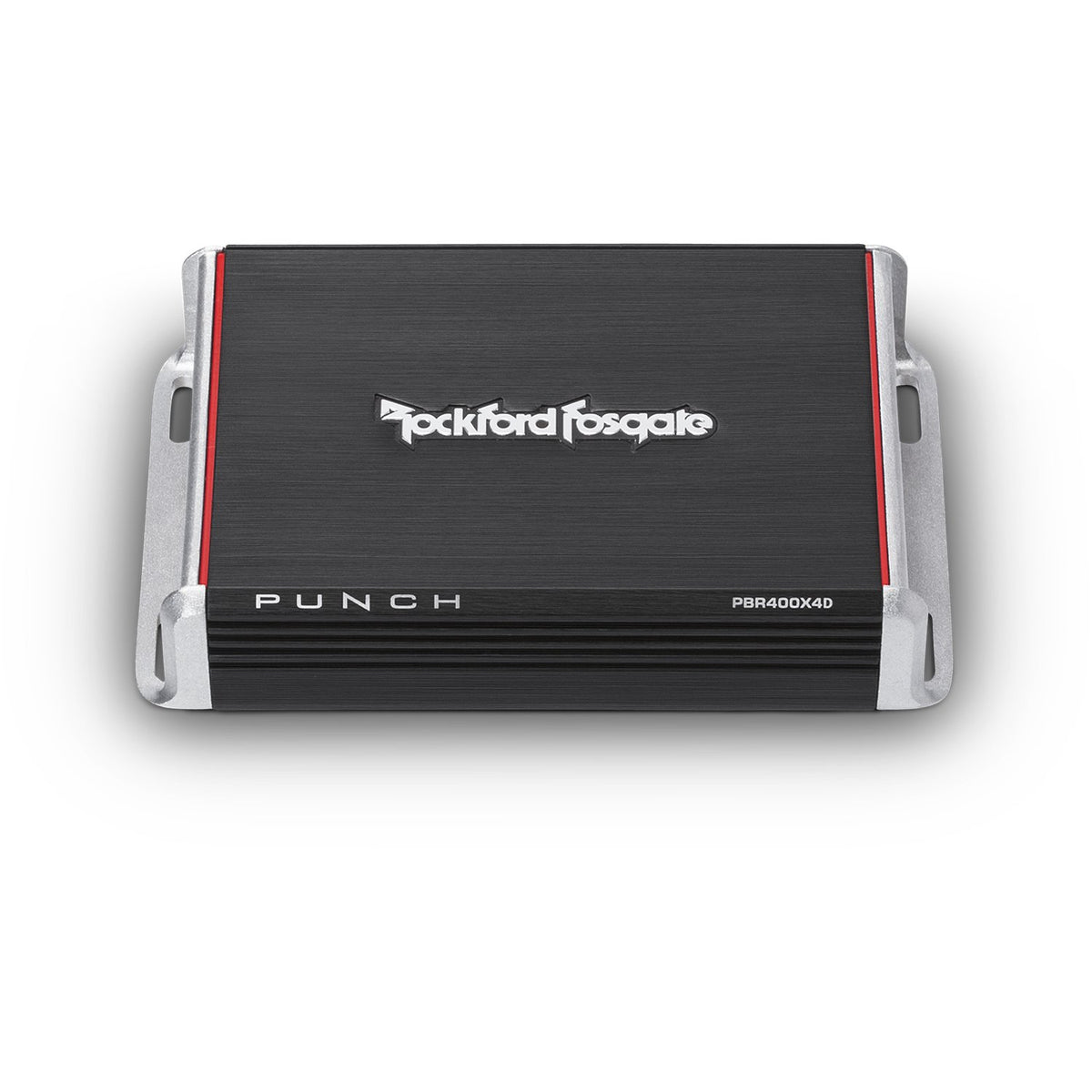 Rockford Fosgate PBR400X4D 4-channel layout enables flexible channel tuning.