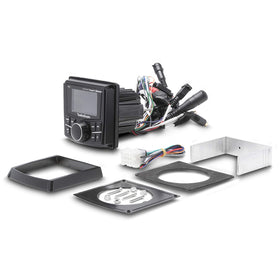 Rockford Fosgate PMX-3 dash mount offers a compact installation.