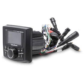 Rockford Fosgate PMX-3 installed on a marine dash for rugged use.