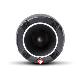 Rockford Fosgate PP4-NT front view showcases compact high-output horn tweeter.