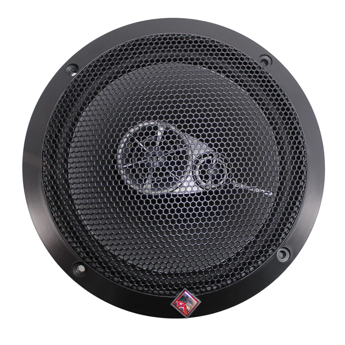 Rockford Fosgate R165X3 grille view protecting the woofer