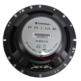 Rockford Fosgate R165X3 mounting depth detail for precise fit