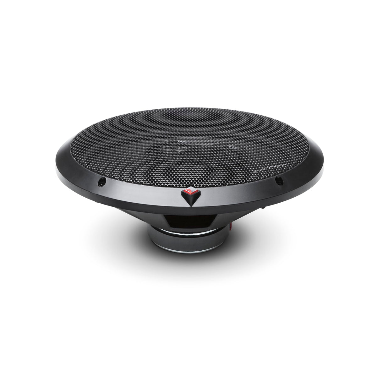Rockford Fosgate close-up of polypropylene cone texture highlighting durability and balanced output