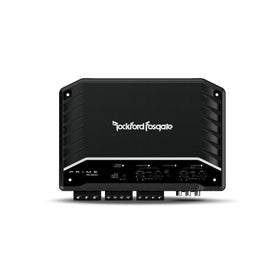 Rockford Fosgate R2-500X4 front panel highlighting compact 4-channel amplifier for cleaner install.