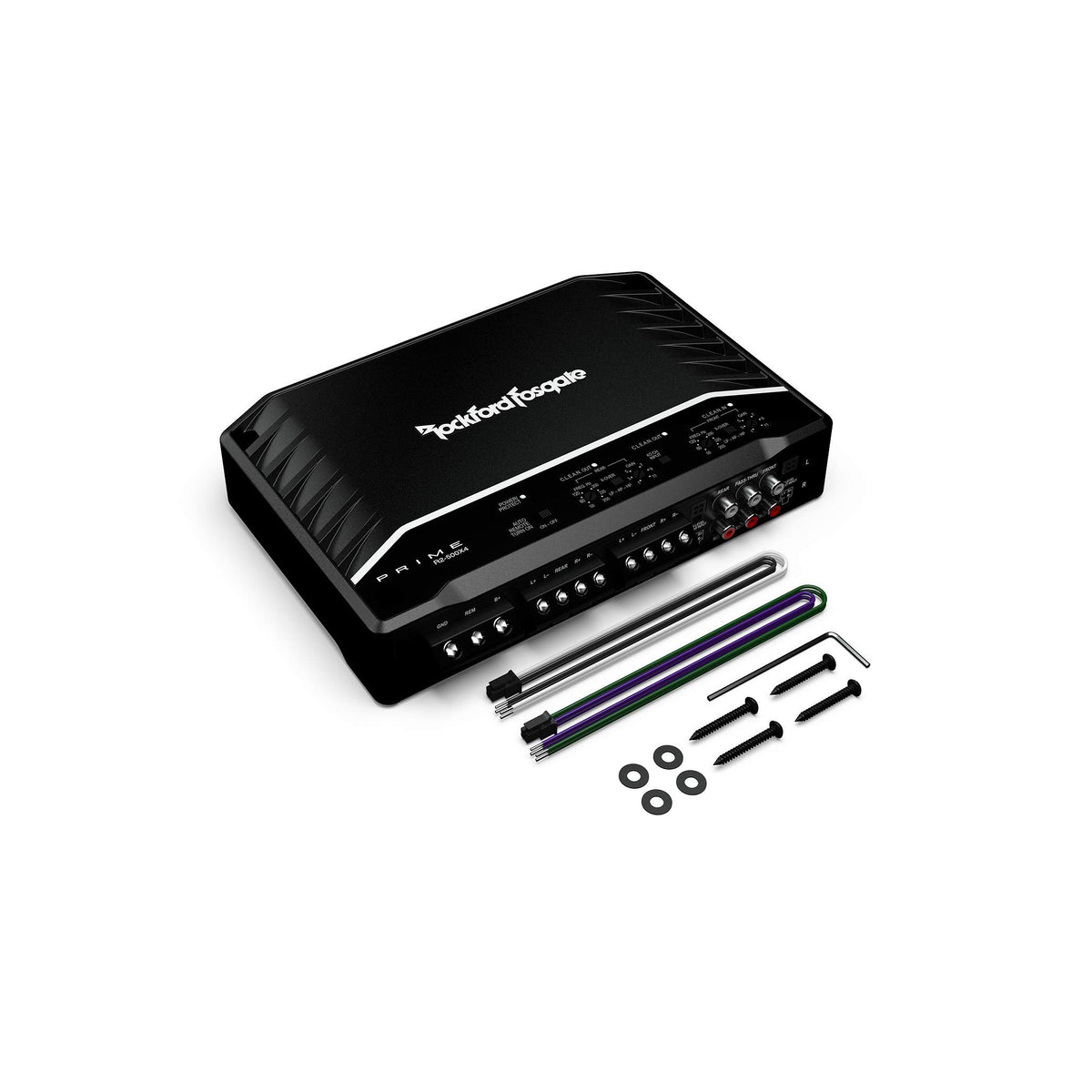 Rockford Fosgate R2-500X4 wiring setup for clean power delivery.
