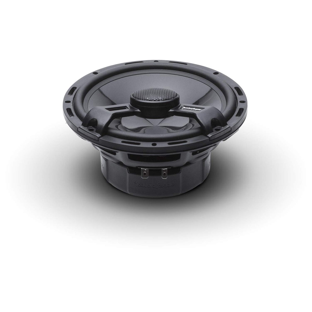 Rockford Fosgate T1650 concealed crossovers for clean highs.