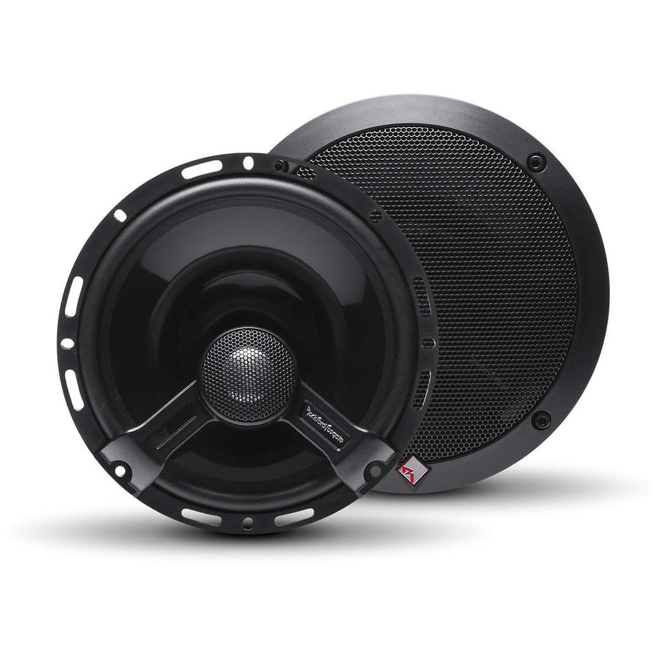Rockford Fosgate T1650 front view; 6.5-inch speaker for clear midrange.