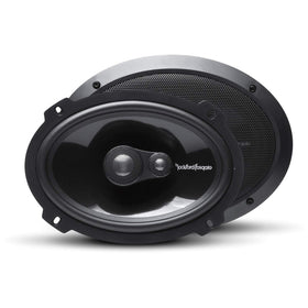Rockford Fosgate T1693 6x9 coaxial full-range face with clear highs and strong midbass.