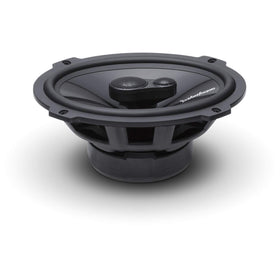 Rockford Fosgate T1693 integrated crossovers simplifying wiring and preserving signal quality.