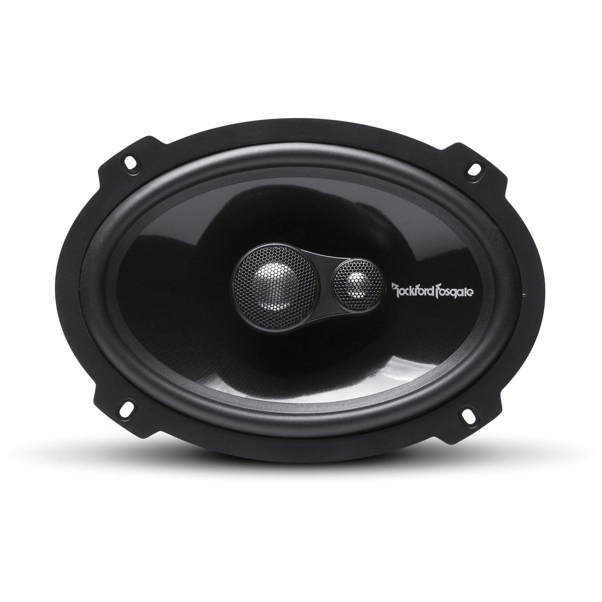 Rockford Fosgate T1693 magnet and cone detail showing robust construction for reliability.