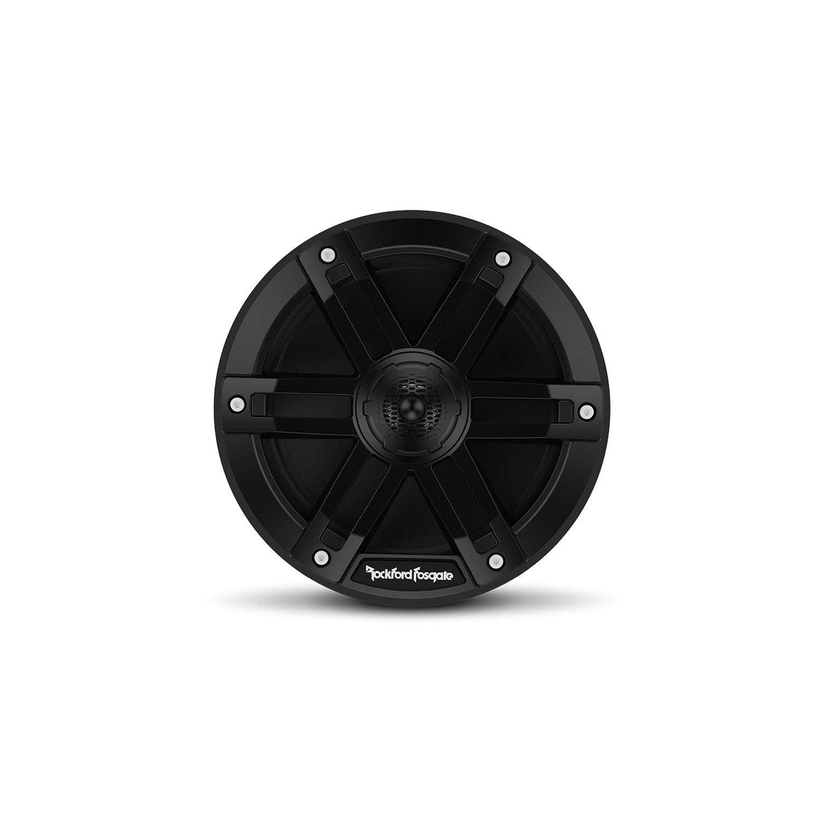 Rockford Fosgate M0-65B tweeter closeup, rugged weatherproof build.
