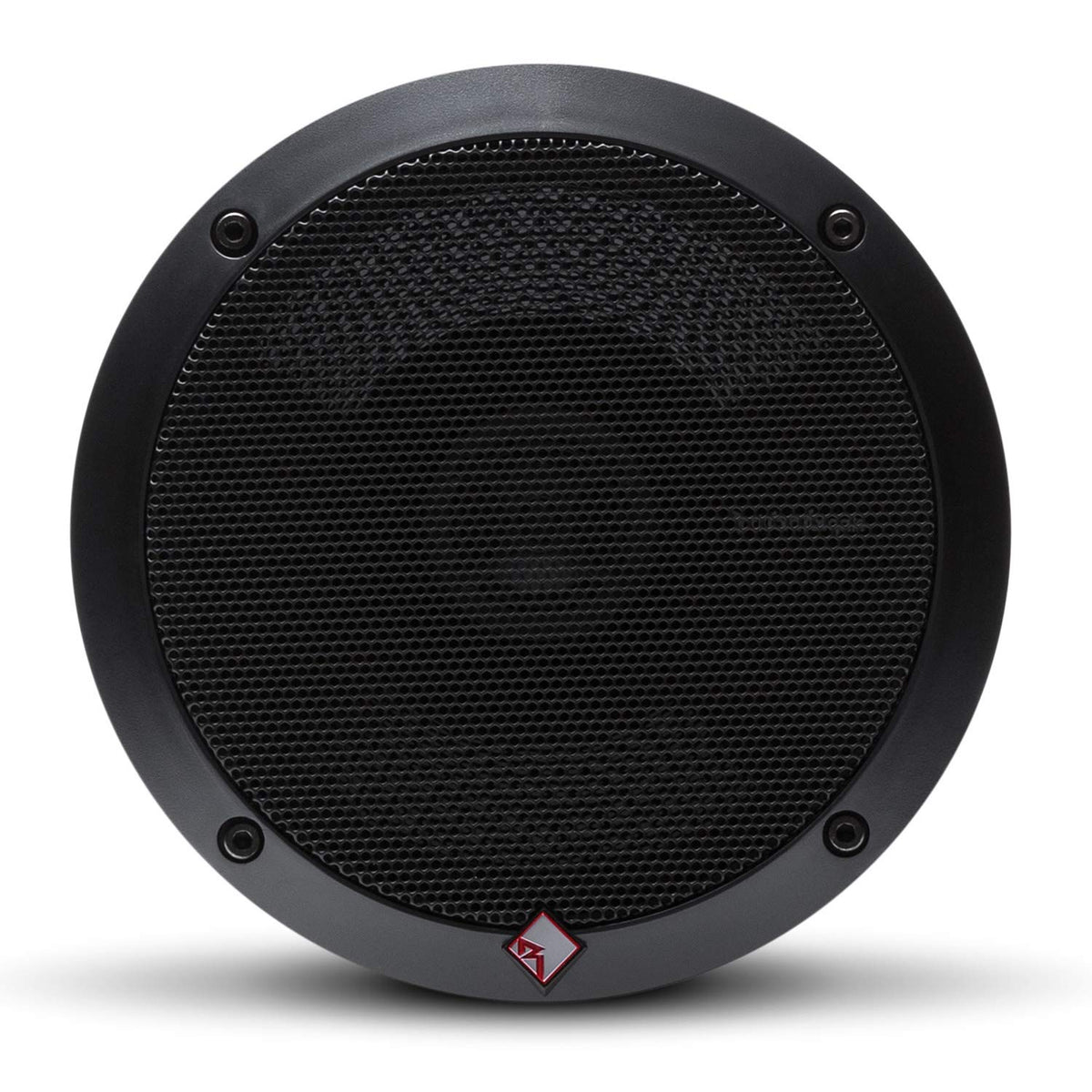 Rockford Fosgate P1650 front-view highlights compact 6.5 inch design