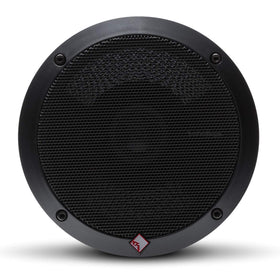 Rockford Fosgate P1650 front-view highlights compact 6.5 inch design