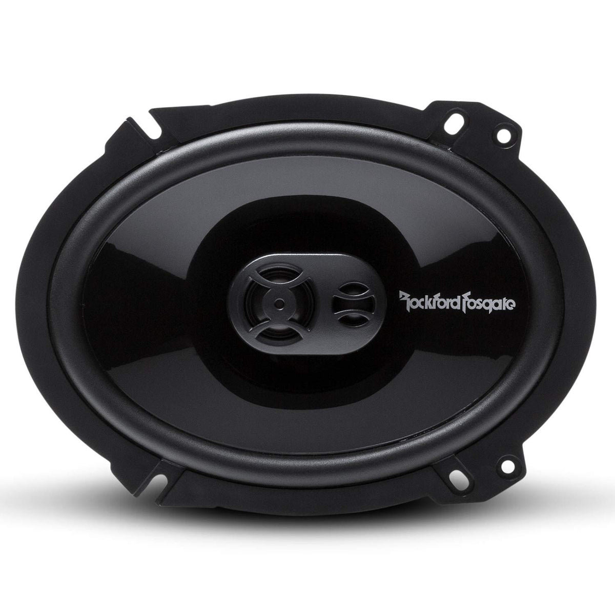 Rockford Fosgate P1683 dome tweeter close-up delivering crisp highs and clean crossover