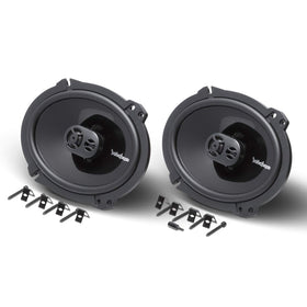 Rockford Fosgate P1683 FlexFit basket showing alignment adjustment for OEM fit