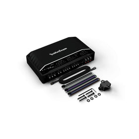 Rockford Fosgate R2-750X5 crossover controls illustrate 12 dB/octave versatility.
