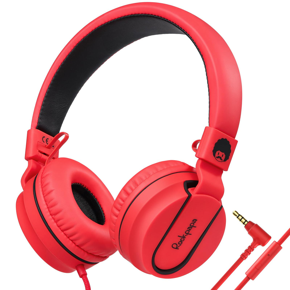 rockpapa 950 front view showing on-ear cups and compact benefits