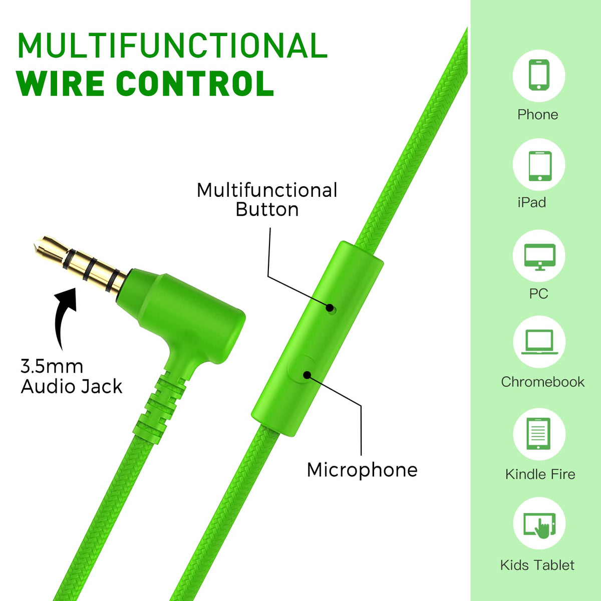 Rockpapa 950 compatibility with 3.5mm jack across tablets and laptops.