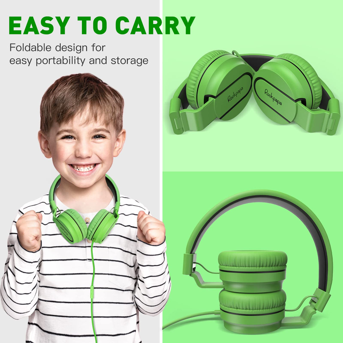 Rockpapa 950 soft earmuffs provide comfy fit for long study sessions.