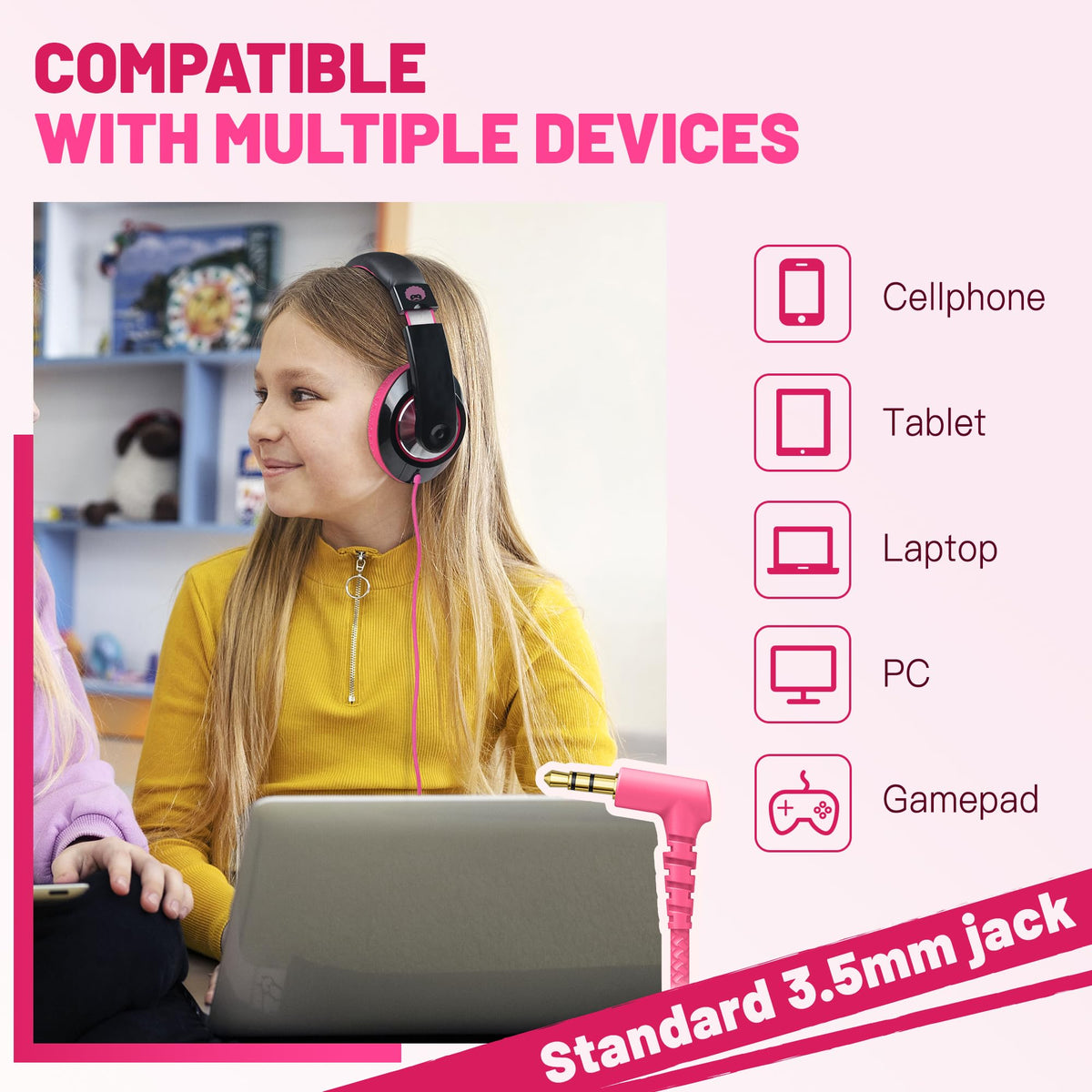 Rockpapa Comfort headphones 40mm driver delivers clear sound with bass