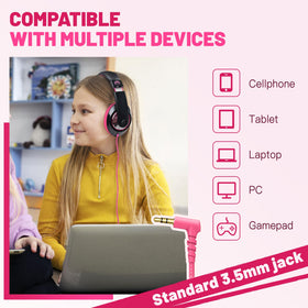 Rockpapa Comfort headphones 40mm driver delivers clear sound with bass