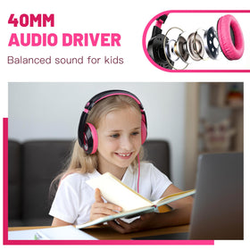 Rockpapa Comfort headphones black-pink colorways appealing to students