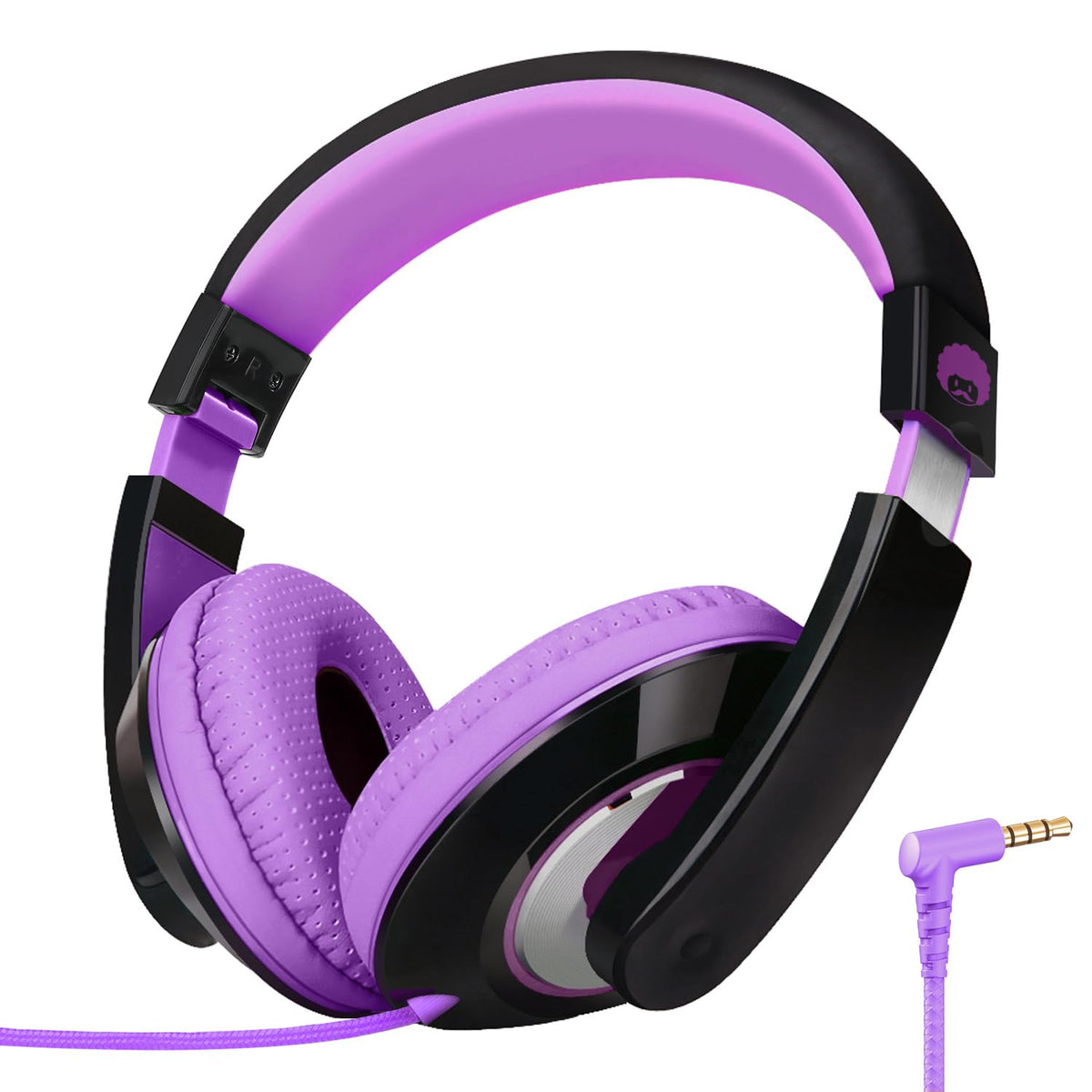 Rockpapa Comfort Kids Headphones folded compact for travel and storage
