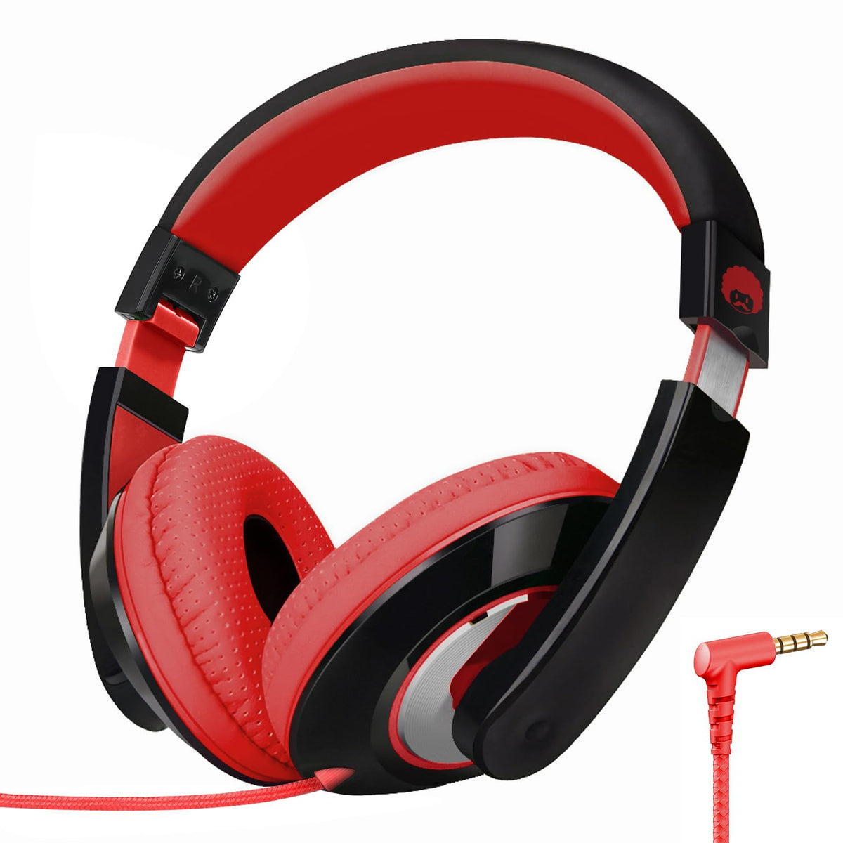 Rockpapa Comfort Kids Headphones folded for easy storage and travel.