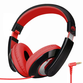 Rockpapa Comfort Kids Headphones folded for easy storage and travel.