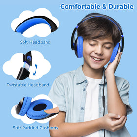 Rockpapa Comfort+ headphones in use for classroom and online learning.