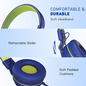 rockpapa folded compact headphones demonstrating easy storage and travel convenience