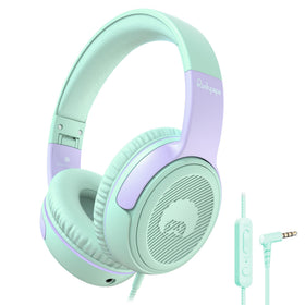 rockpapa front packaging showing headphones and features for clear selection
