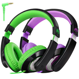 rockpapa front view showing headphones and padded band for comfortable wear