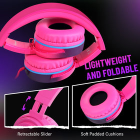 Rockpapa Grade wired headphones folded compact for travel and storage