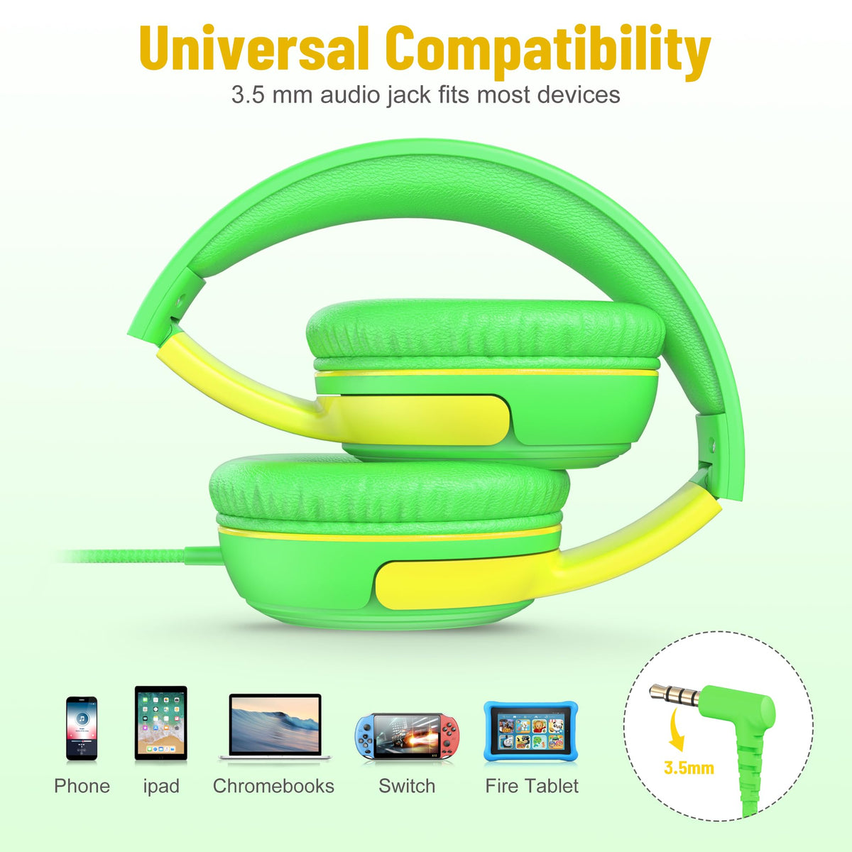Rockpapa Share 1 headphones with share port for group listening.