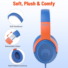 rockpapa Share 1 close-up of ear cup cushion, demonstrates soft comfortable padding
