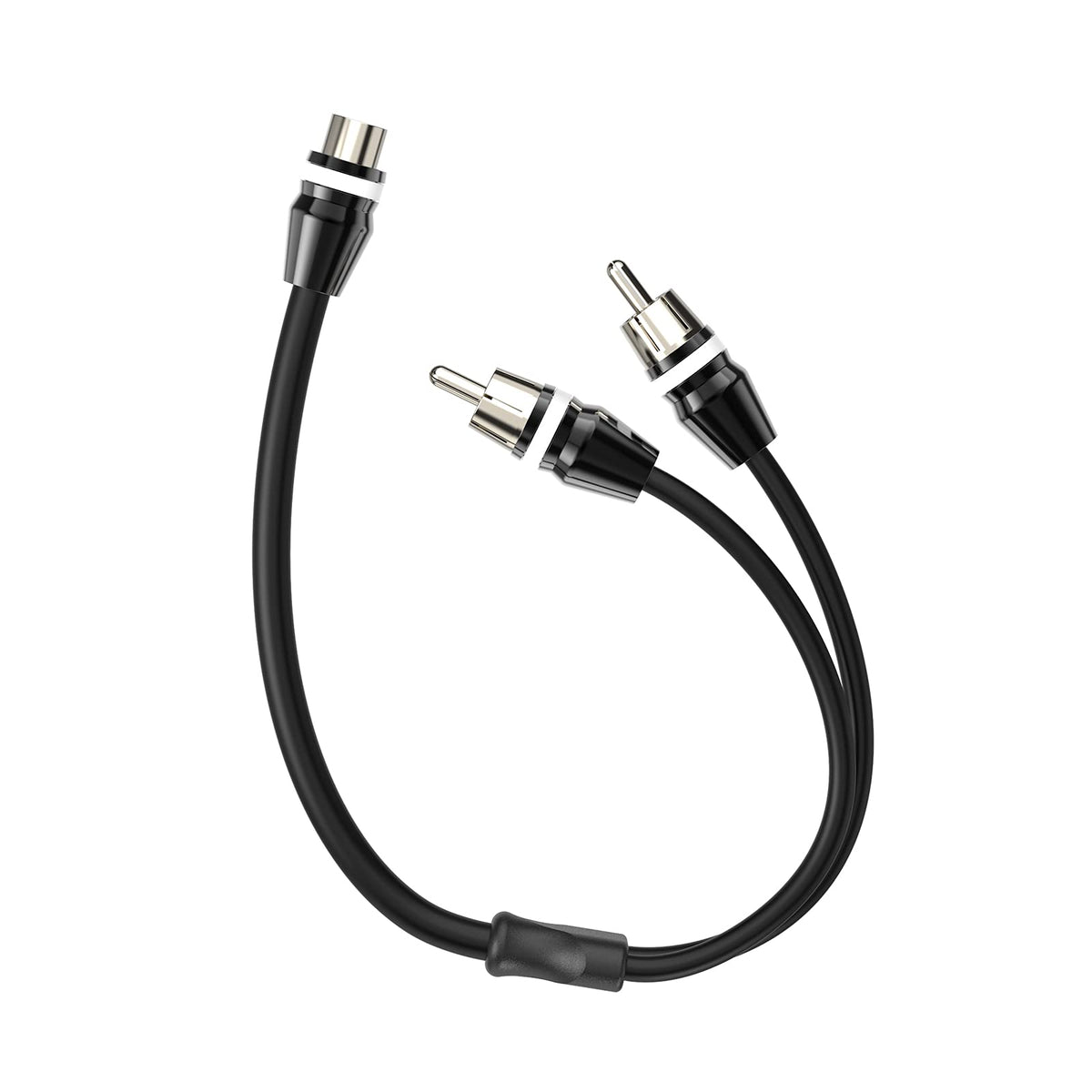 ROCKRIX nickel-plated RCA plugs for secure, low-loss connections.