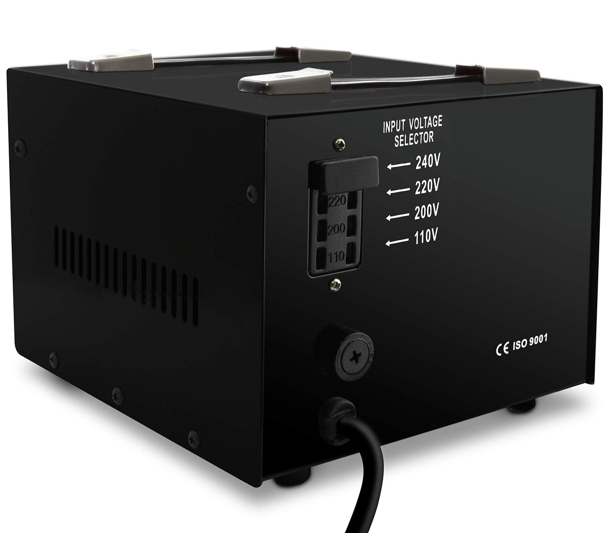 ROCKSTONE POWER 5000W transformer side view for compact, portable installation