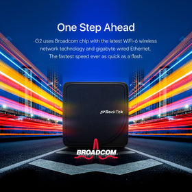 RockTek G2 4K Dolby Vision display with vivid colors.
