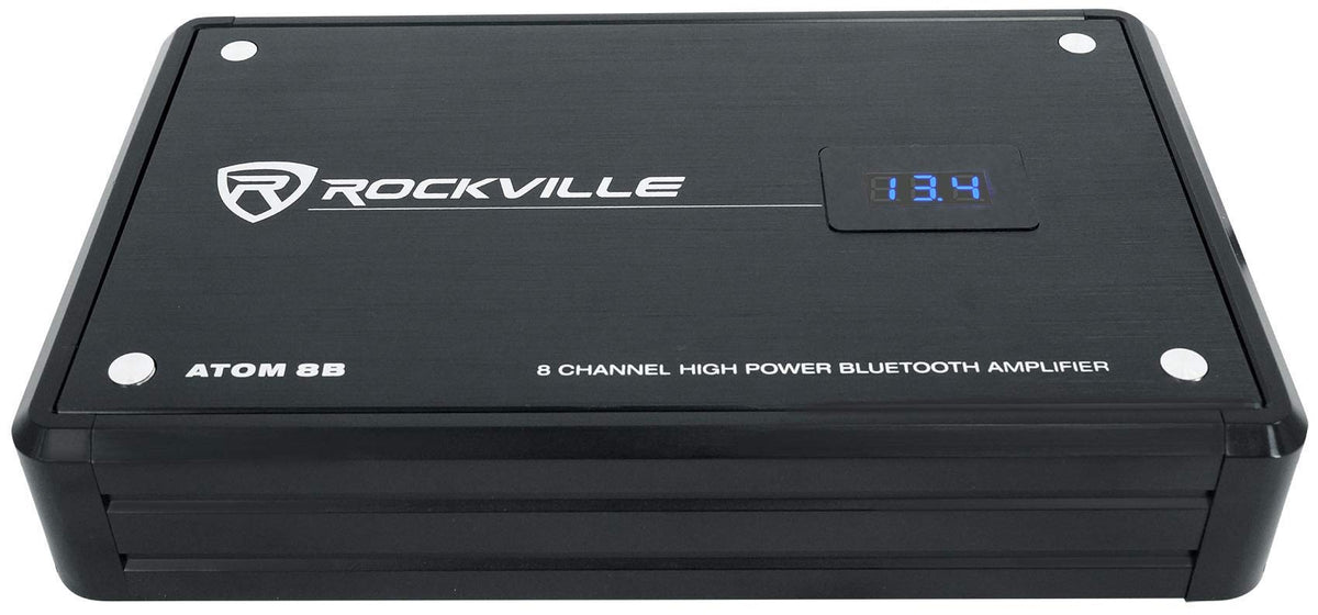 Rockville Atom 8B slim design fits tight helm and bilge spaces