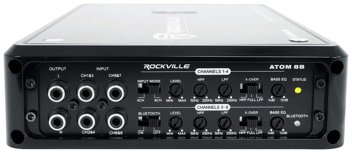 Rockville Atom 8B voltage display helps monitor power at a glance