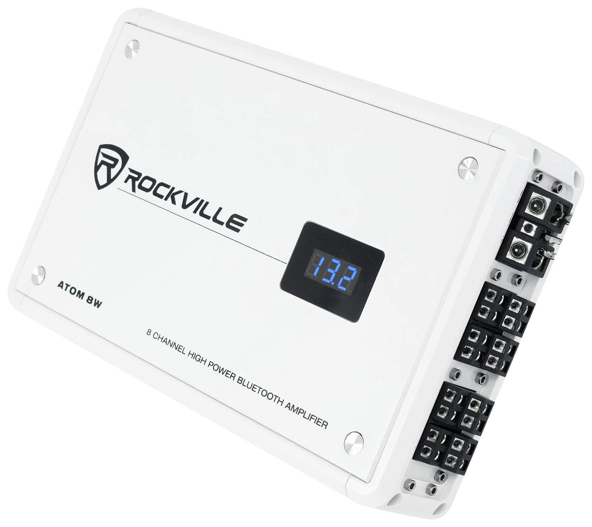 Rockville Atom 8W control dial front view for precise marine tuning
