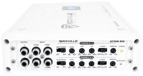 Rockville Atom 8W stainless hardware close-up for durable marine use