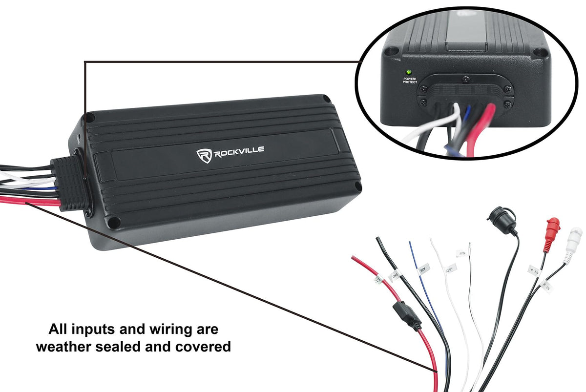 Rockville ATV300 powers subwoofers with 300W RMS for richer bass.