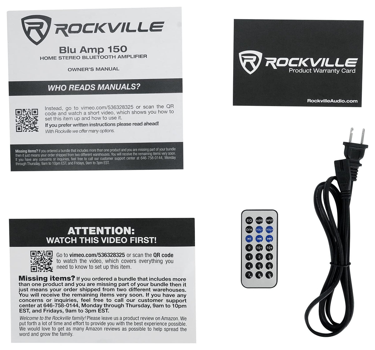Rockville BLUAMP subwoofer output for enhanced bass