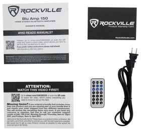 Rockville BLUAMP subwoofer output for enhanced bass