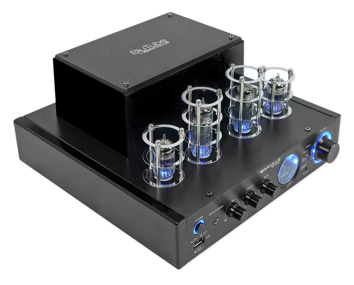 Rockville BluTube LED back panel with multiple inputs for versatile connections