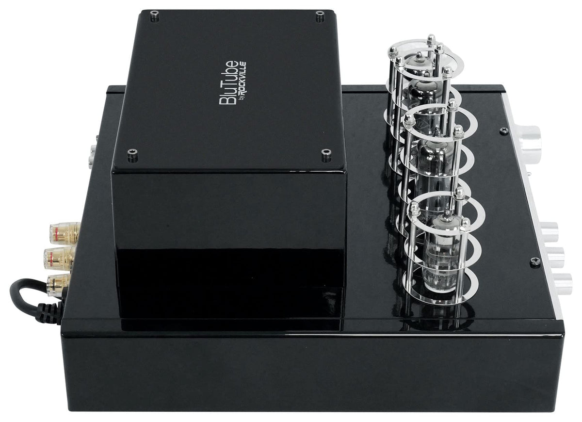 Rockville BluTube power supply and chassis form a sturdy base.