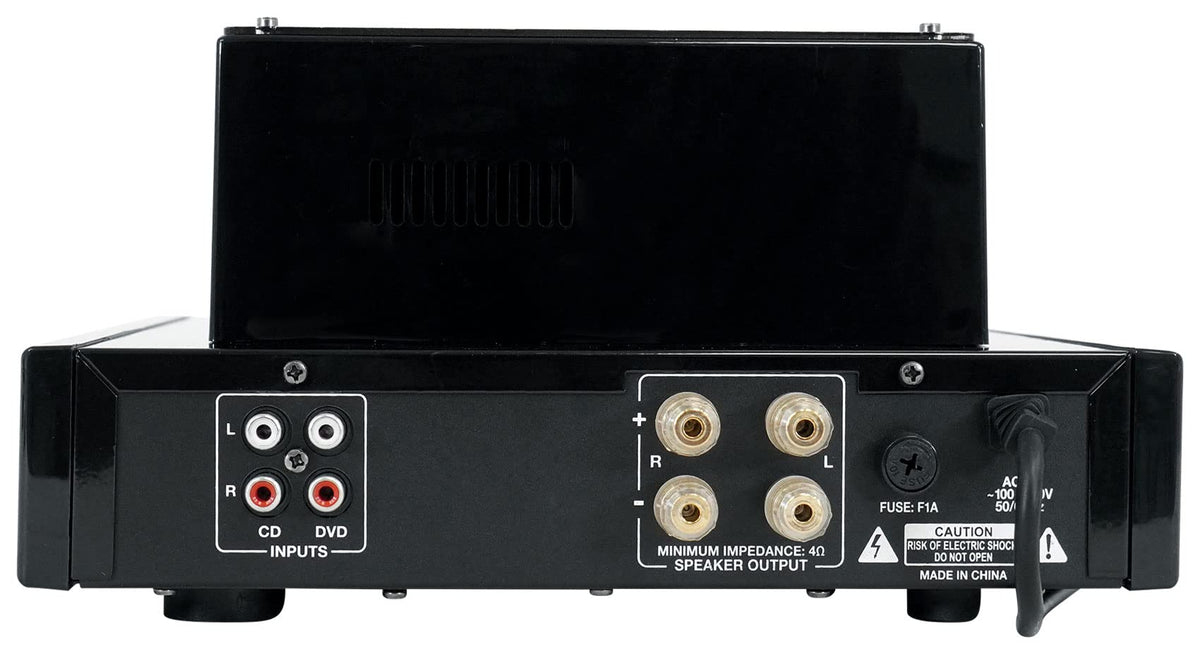Rockville BluTube USB port for playback and device charging.