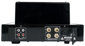 Rockville BluTube USB port for playback and device charging.